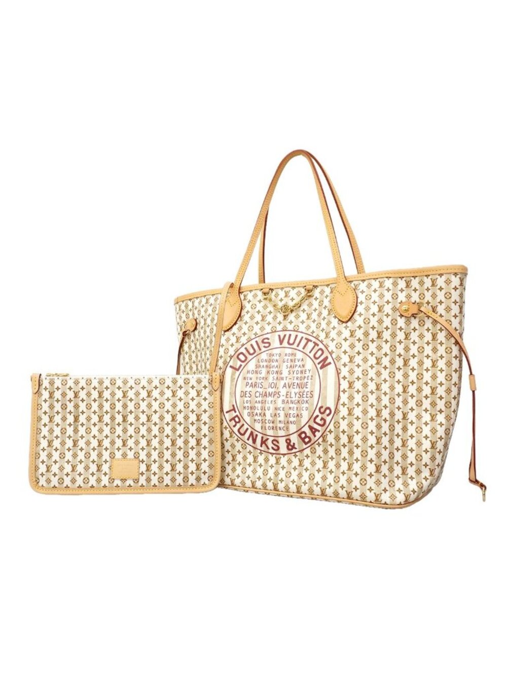 Louis Vuitton Tote Monogram Neverfull MM Nude Rose